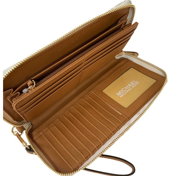 Black Friday Double Zip around JET SET Wallet - Picture 5 of 7